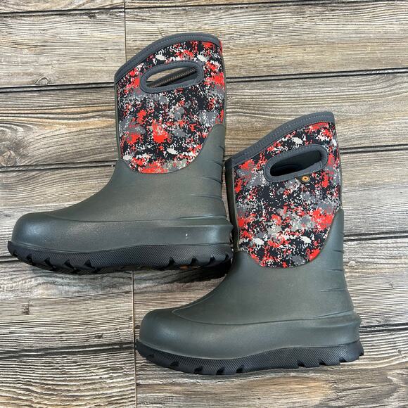 Bogs Kids Neo-Classic Mossy Oak Camo Boots - Size 13 - Picture 2 of 8